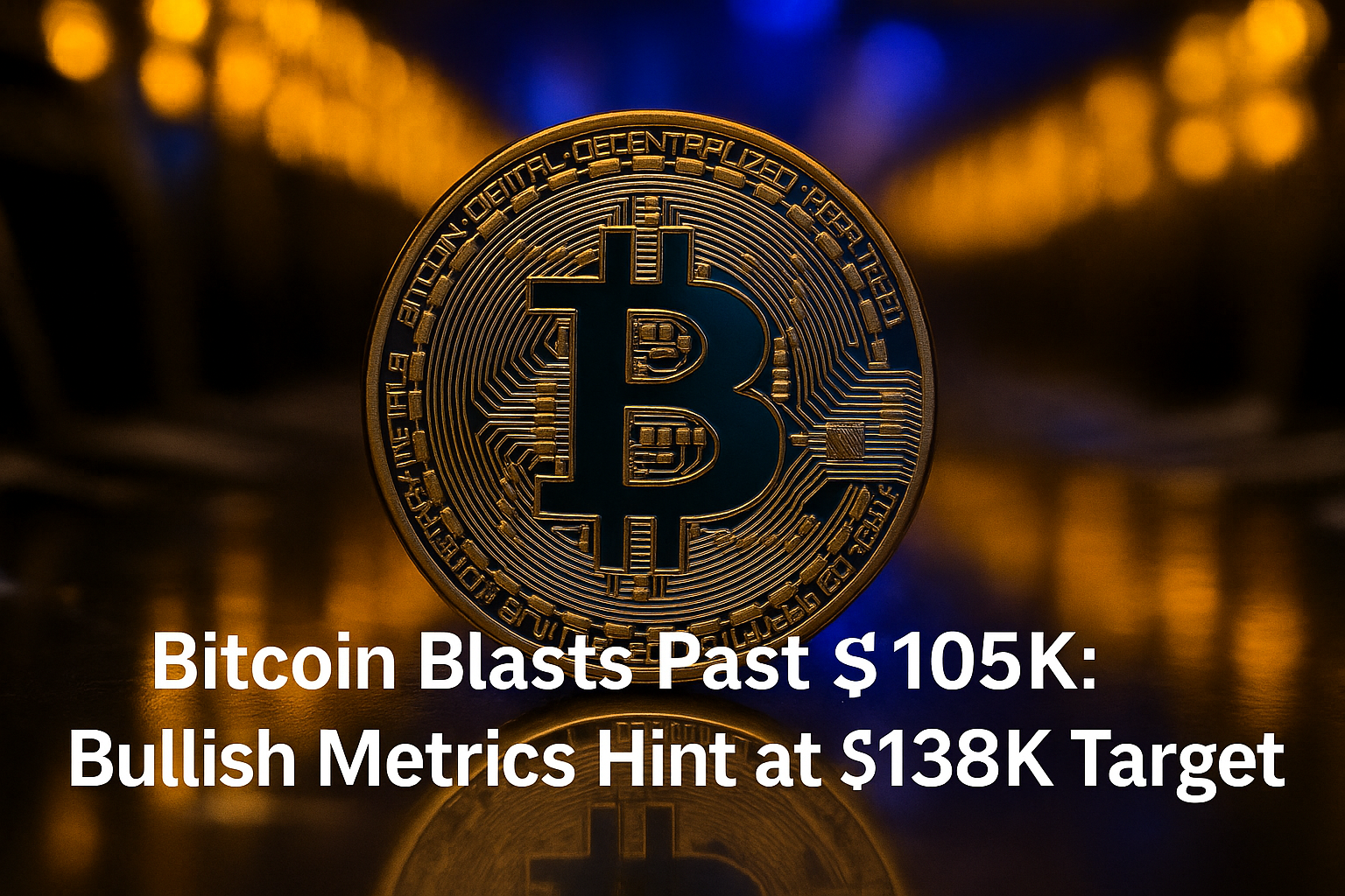 Bitcoin Blasts Past $105K Bullish Metrics Hint at $138K Target
