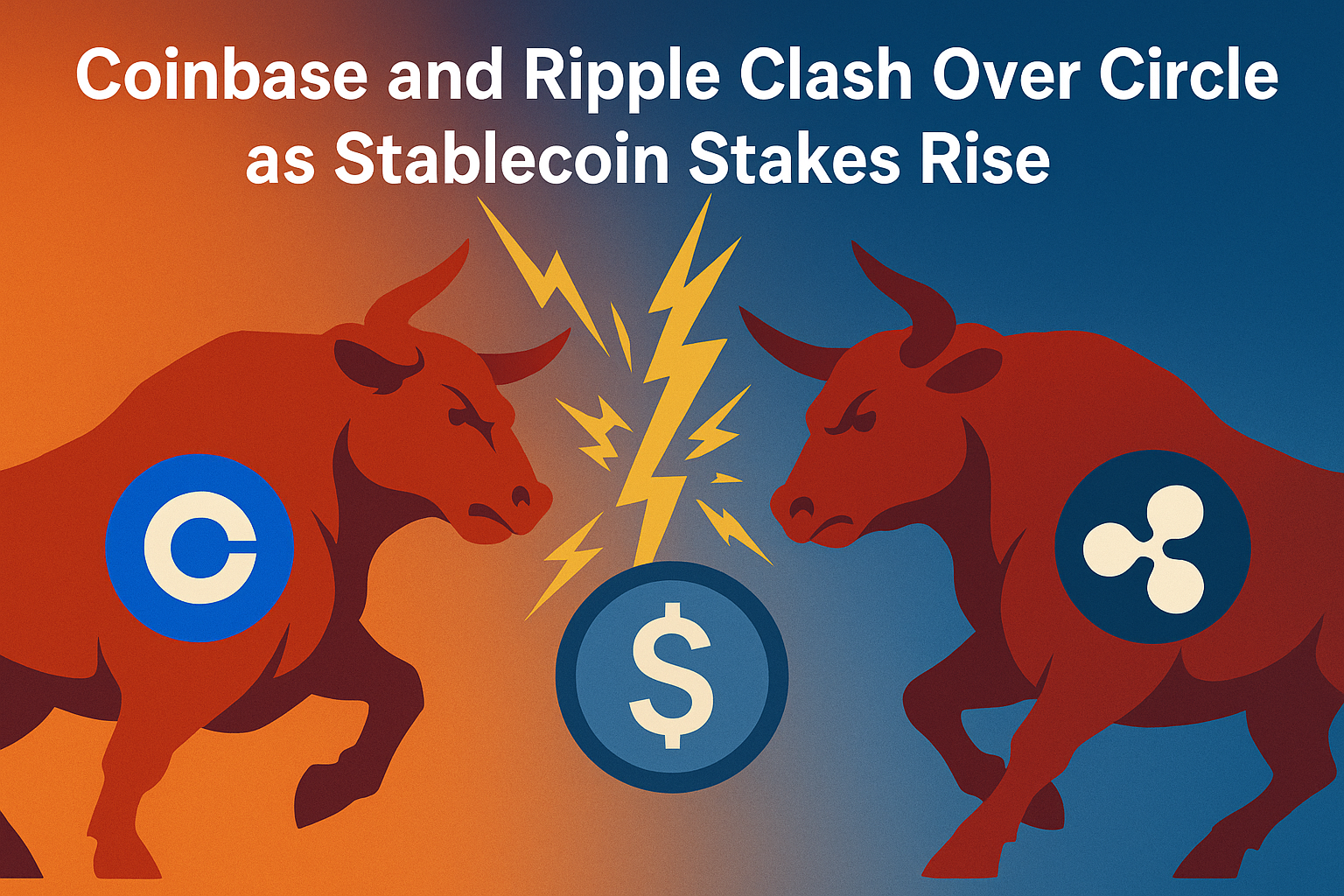 Coinbase and Ripple Clash Over Circle as Stablecoin Stakes Rise
