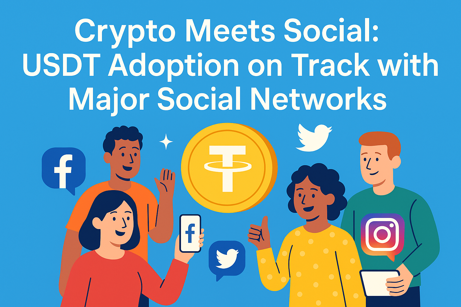 Crypto Meets Social: USDt Adoption on Track with Major Social Networks