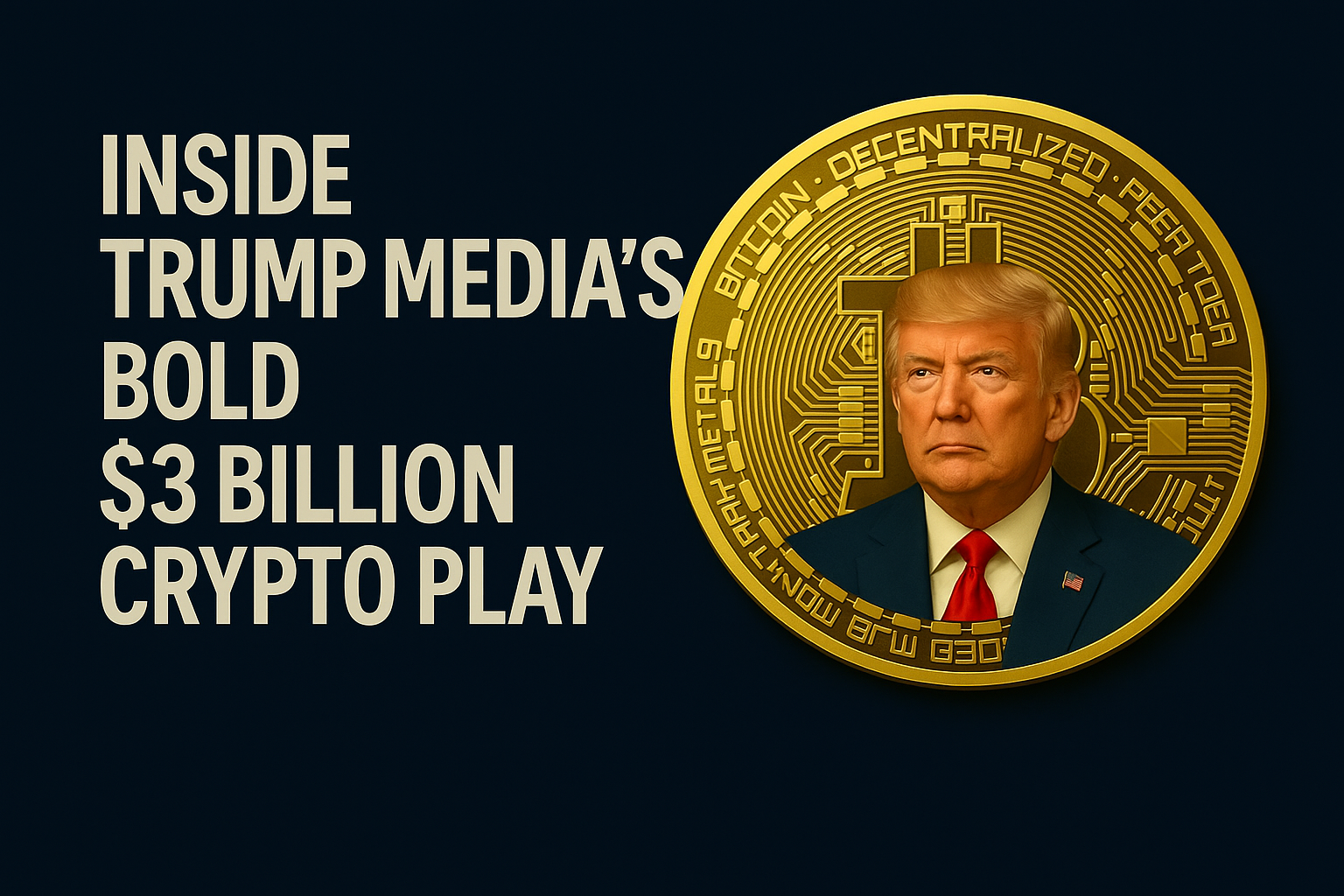 Inside Trump Media’s Bold $3 Billion Crypto Play