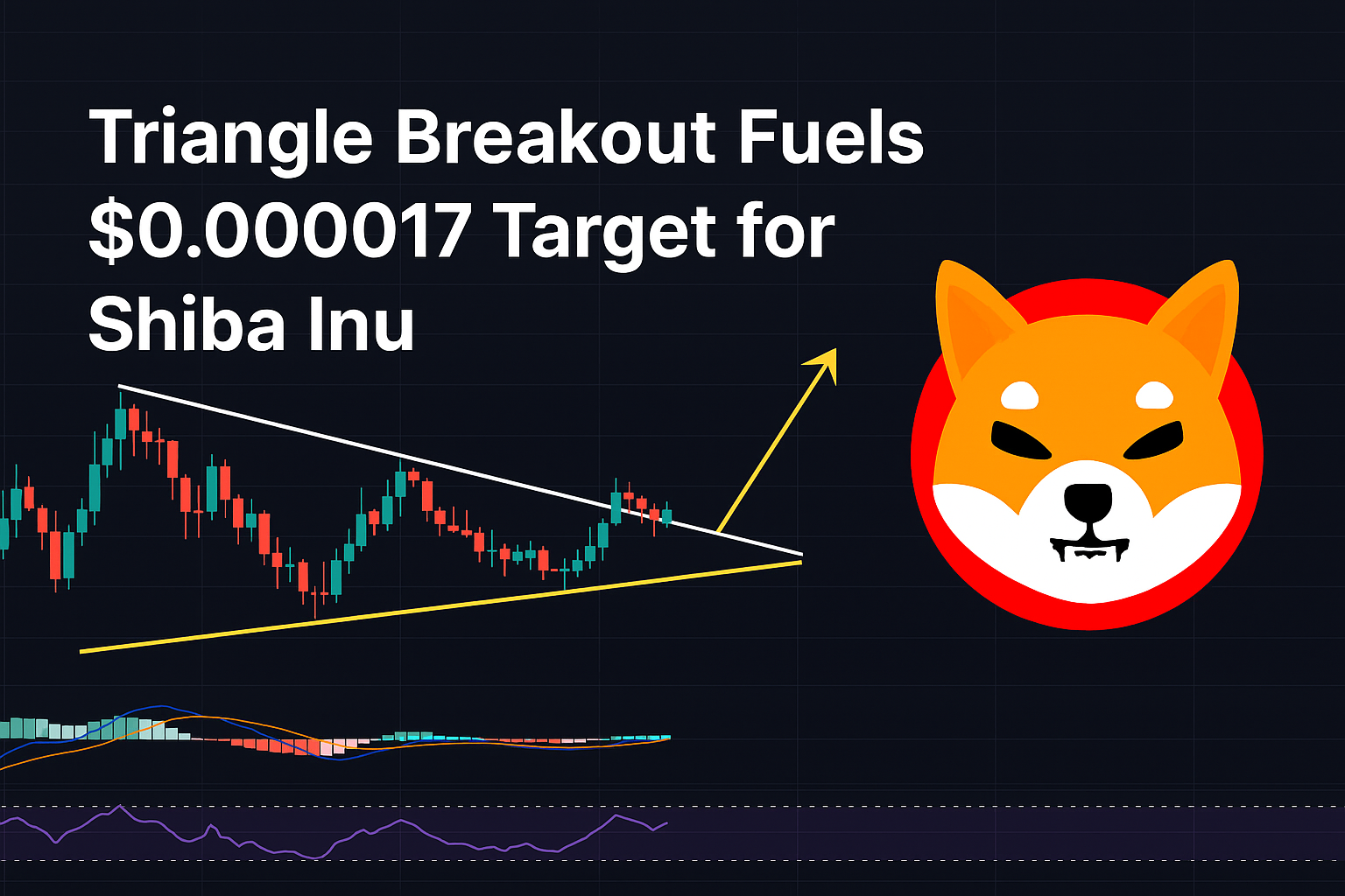 Triangle Breakout Fuels $0.000017 Target for Shiba Inu