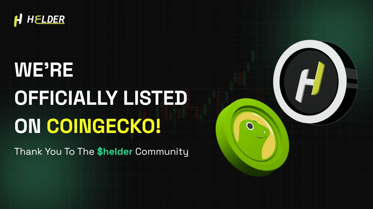 $helder Achieves Major Milestone: Successful CoinGecko Listing!