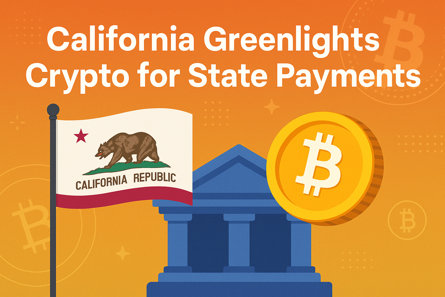 California Greenlights Crypto for State Payments
