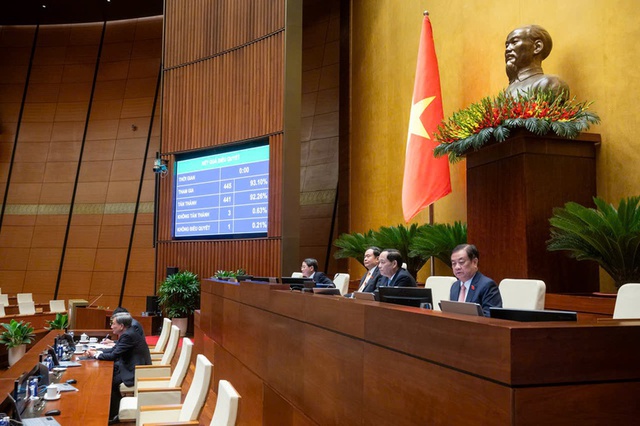 Vietnamese lawmakers vote to approve the Law on Digital Technology Industry. Source: VGP Lawmakers approve Law on Digital Technology Industry