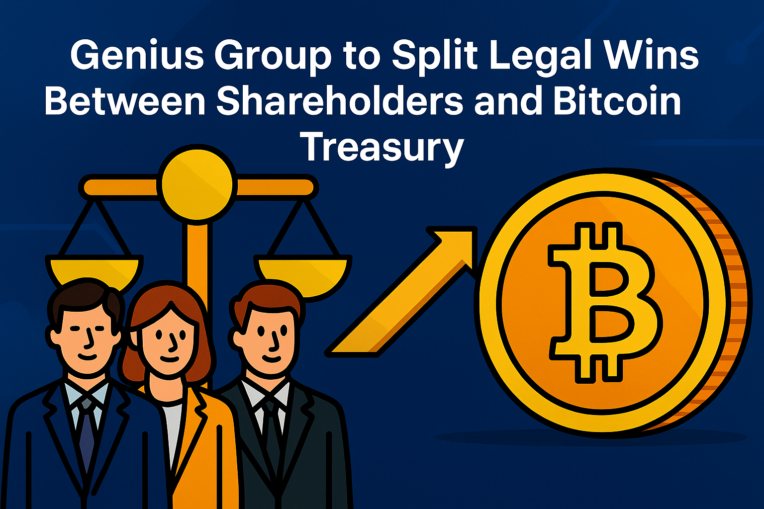 Genius Group to Split Legal Wins Between Shareholders and Bitcoin Treasury