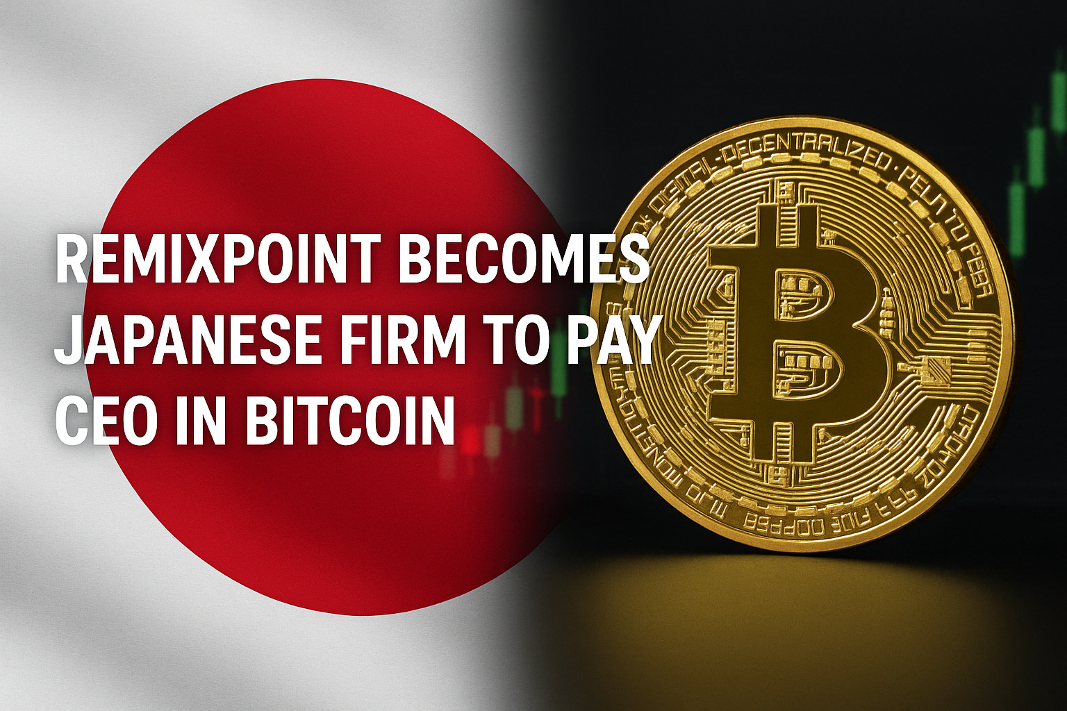 Remixpoint Becomes First Japanese Firm to Pay CEO in Bitcoin