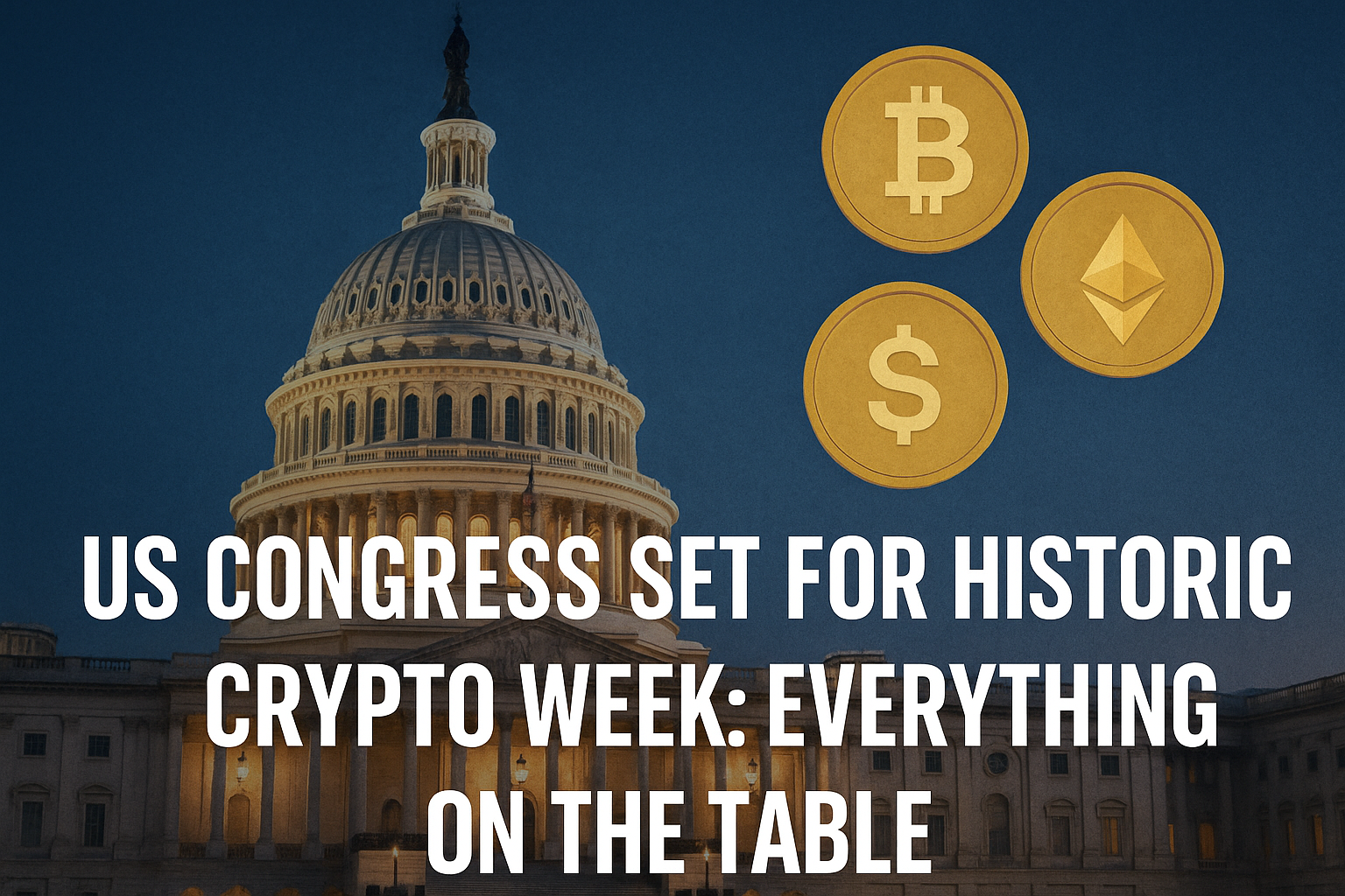 US Congress Set for Historic Crypto Week: Everything on the Table