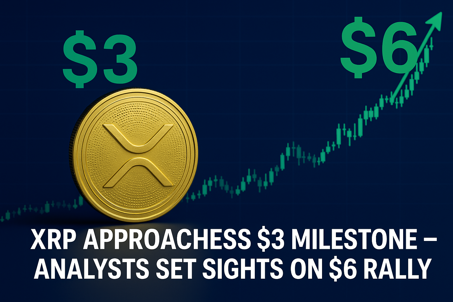 XRP Approaches $3 Milestone — Analysts Set Sights on $6 Rally