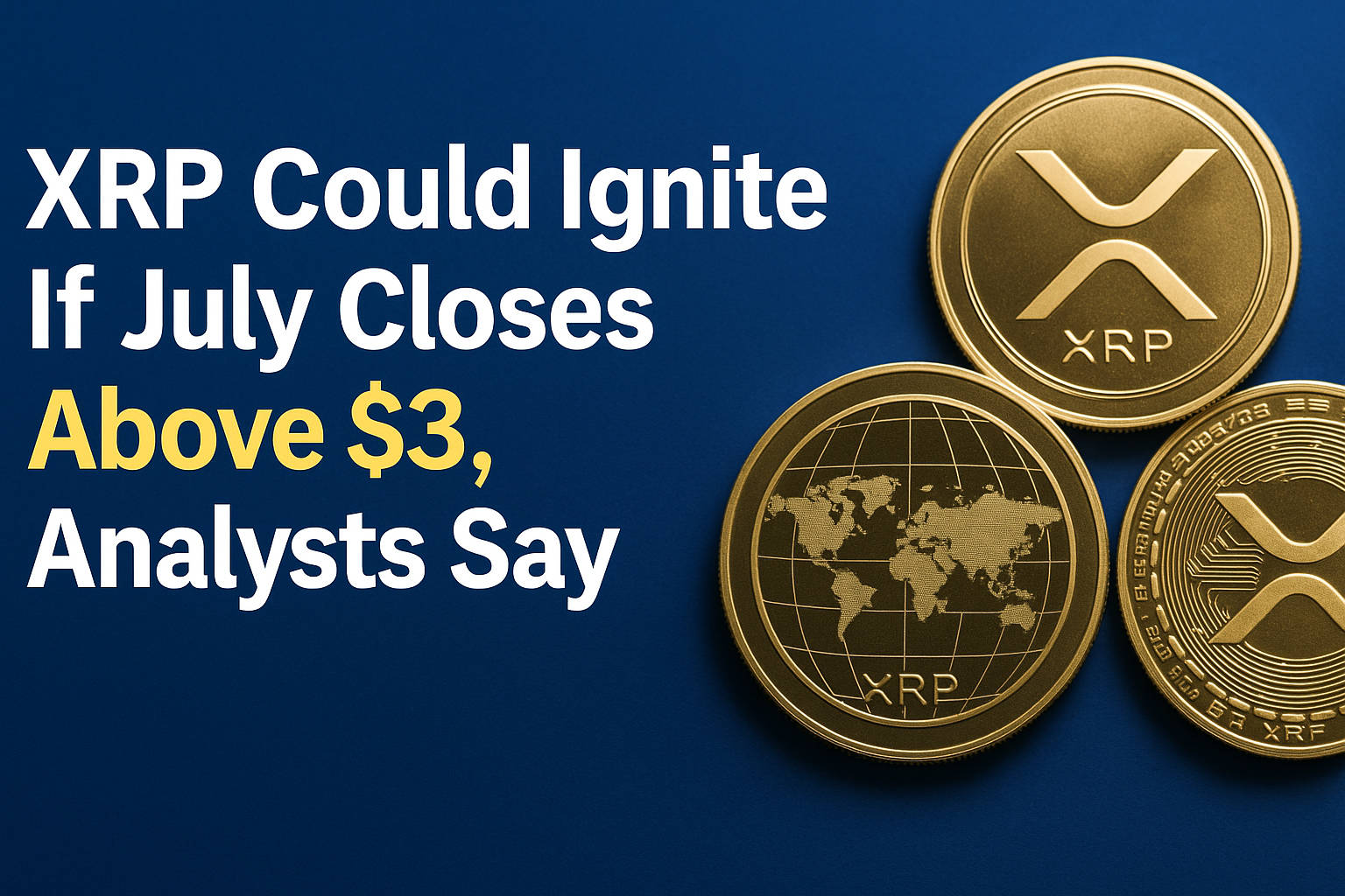 XRP Could Ignite If July Closes Above $3, Analysts Say