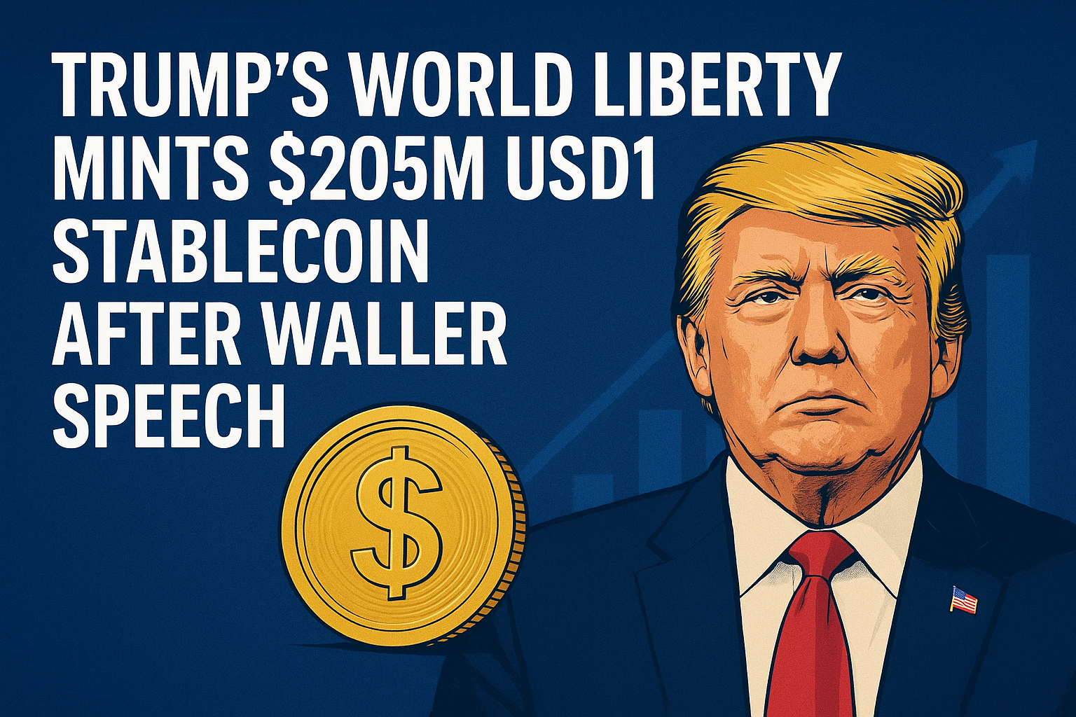 Trump’s World Liberty Mints $205M USD1 Stablecoin After Waller Speech