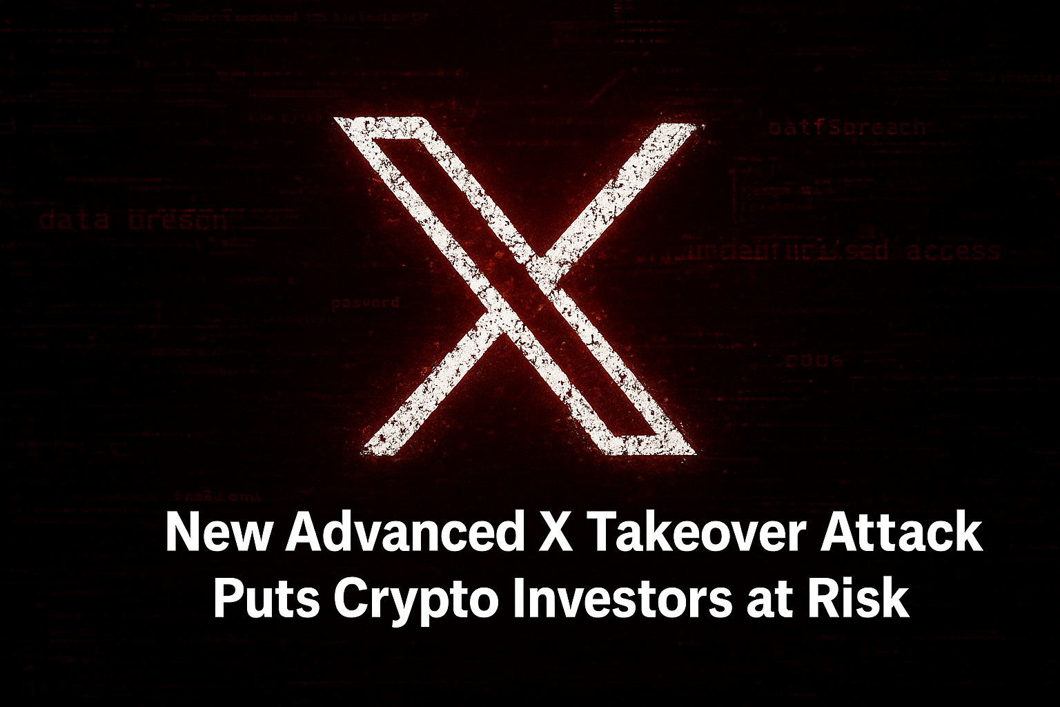 New Advanced X Takeover Attack Puts Crypto Investors at Risk