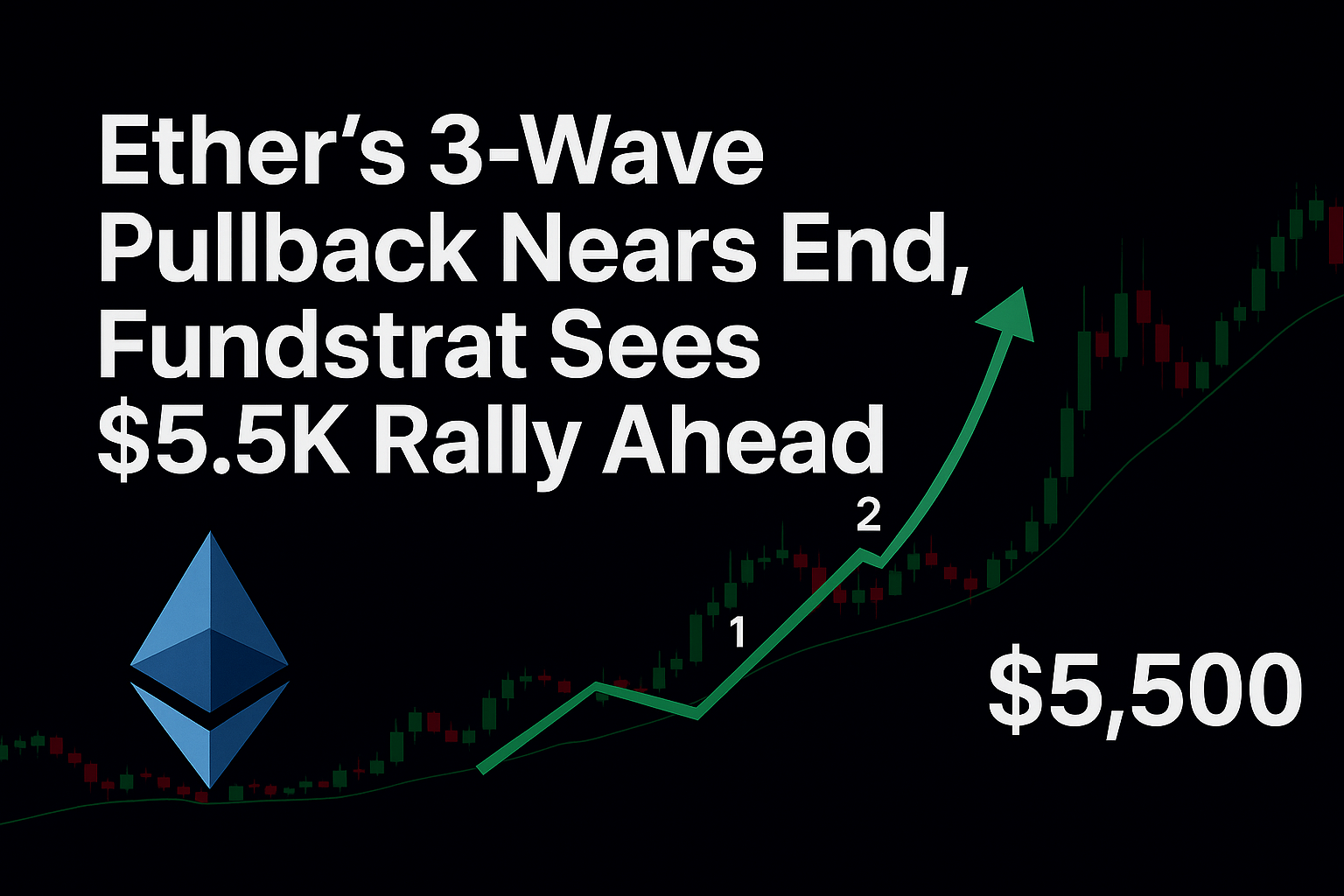 Ether’s 3-Wave Pullback Nears End, Fundstrat Sees $5.5K Rally Ahead