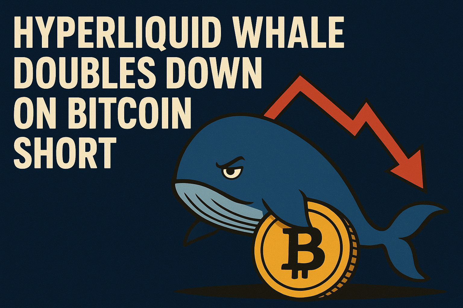 Hyperliquid Whale Doubles Down on Bitcoin Short