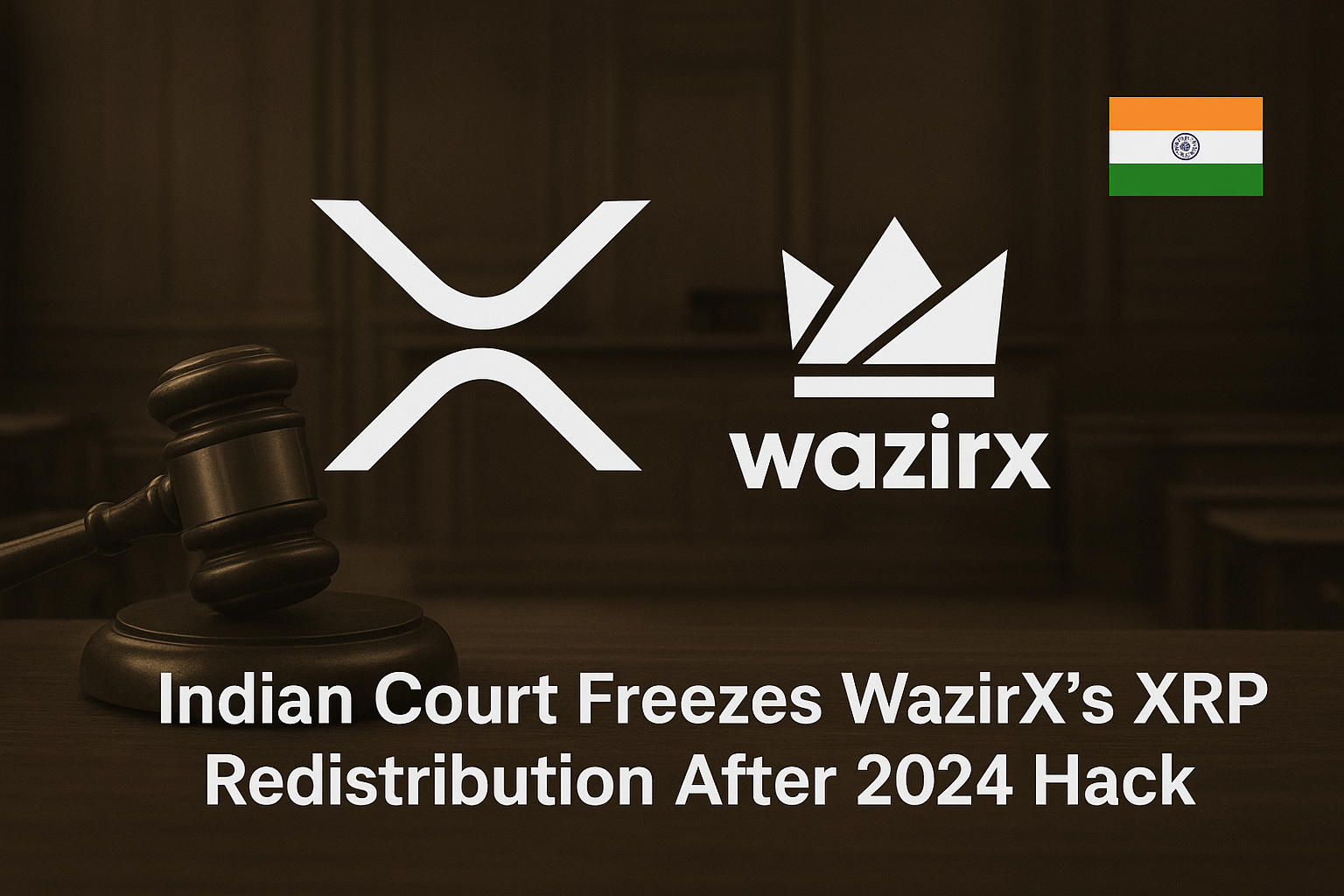 Indian Court Freezes WazirX’s XRP Redistribution After 2024 Hack