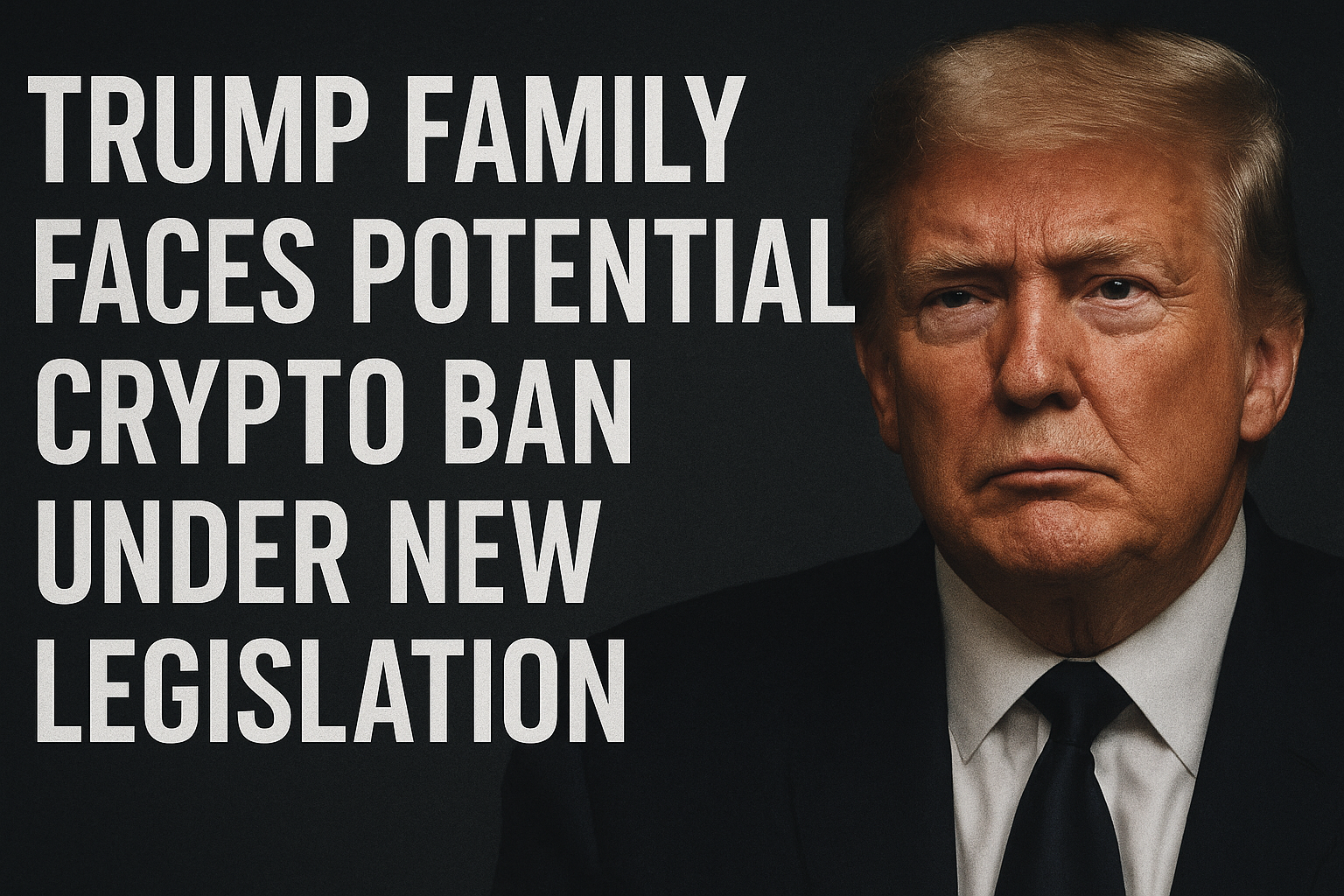 Trump Family Faces Potential Crypto Ban Under New Legislation