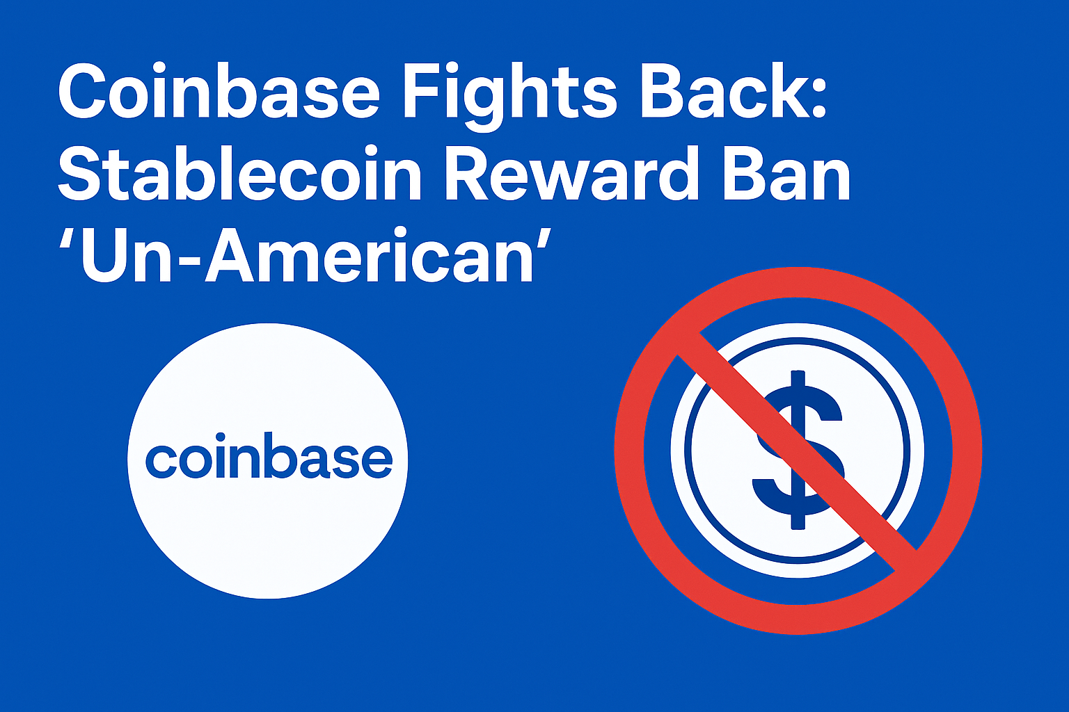 Coinbase Fights Back: Stablecoin Reward Ban ‘Un-American’ 