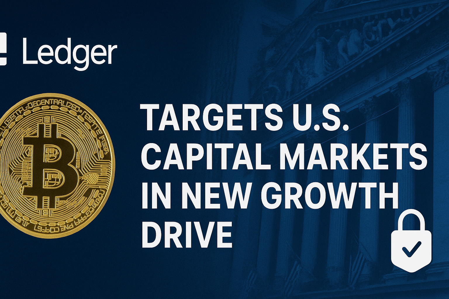 Ledger Targets U.S. Capital Markets in New Growth Drive