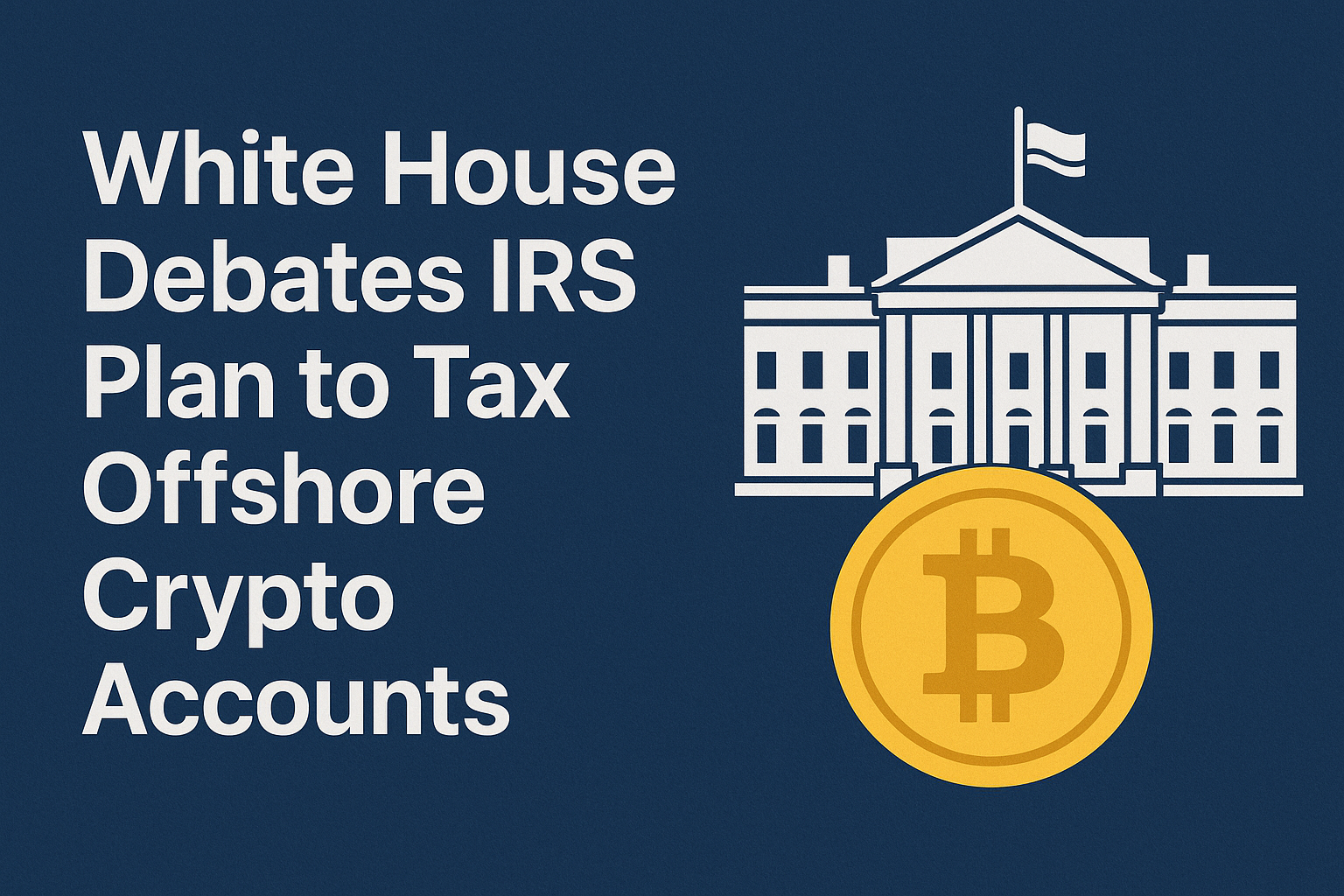 White House Debates IRS Plan to Tax Offshore Crypto Accounts
