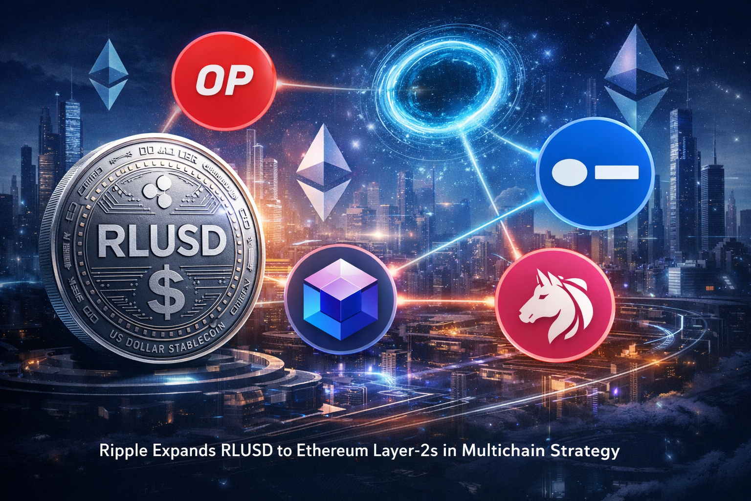 Ripple Expands RLUSD to Ethereum L2s in Multichain Strategy