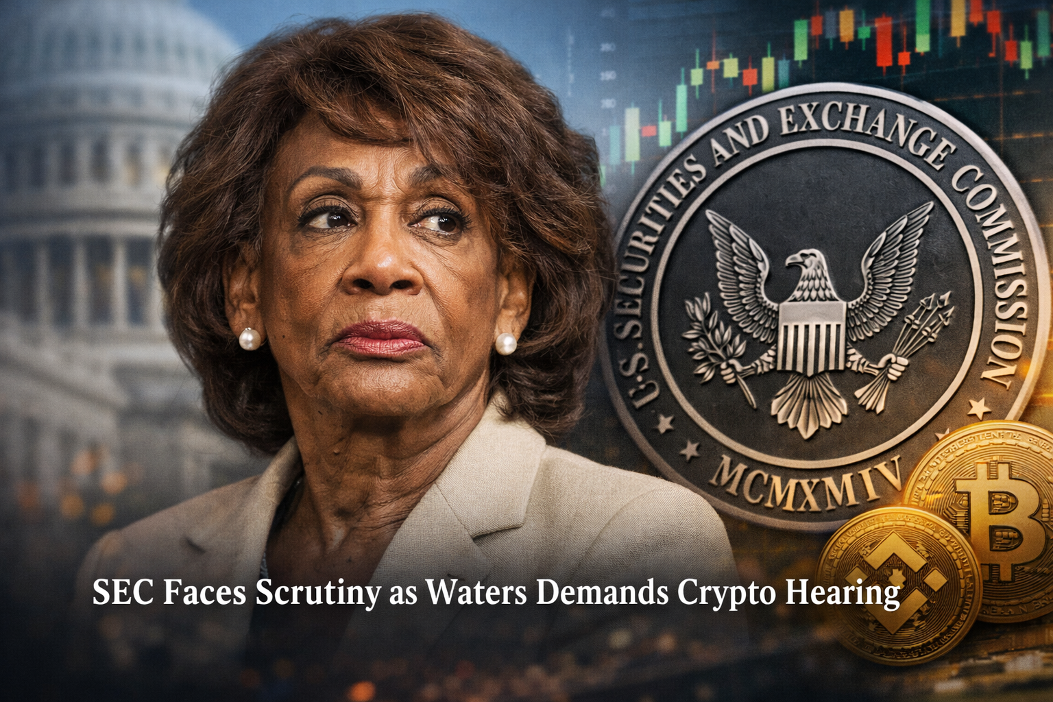 SEC Faces Scrutiny as Waters Demands Crypto Hearing