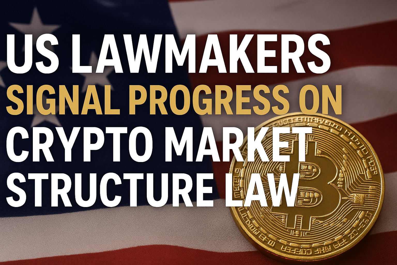 US Lawmakers Signal Progress on Crypto Market Structure Law