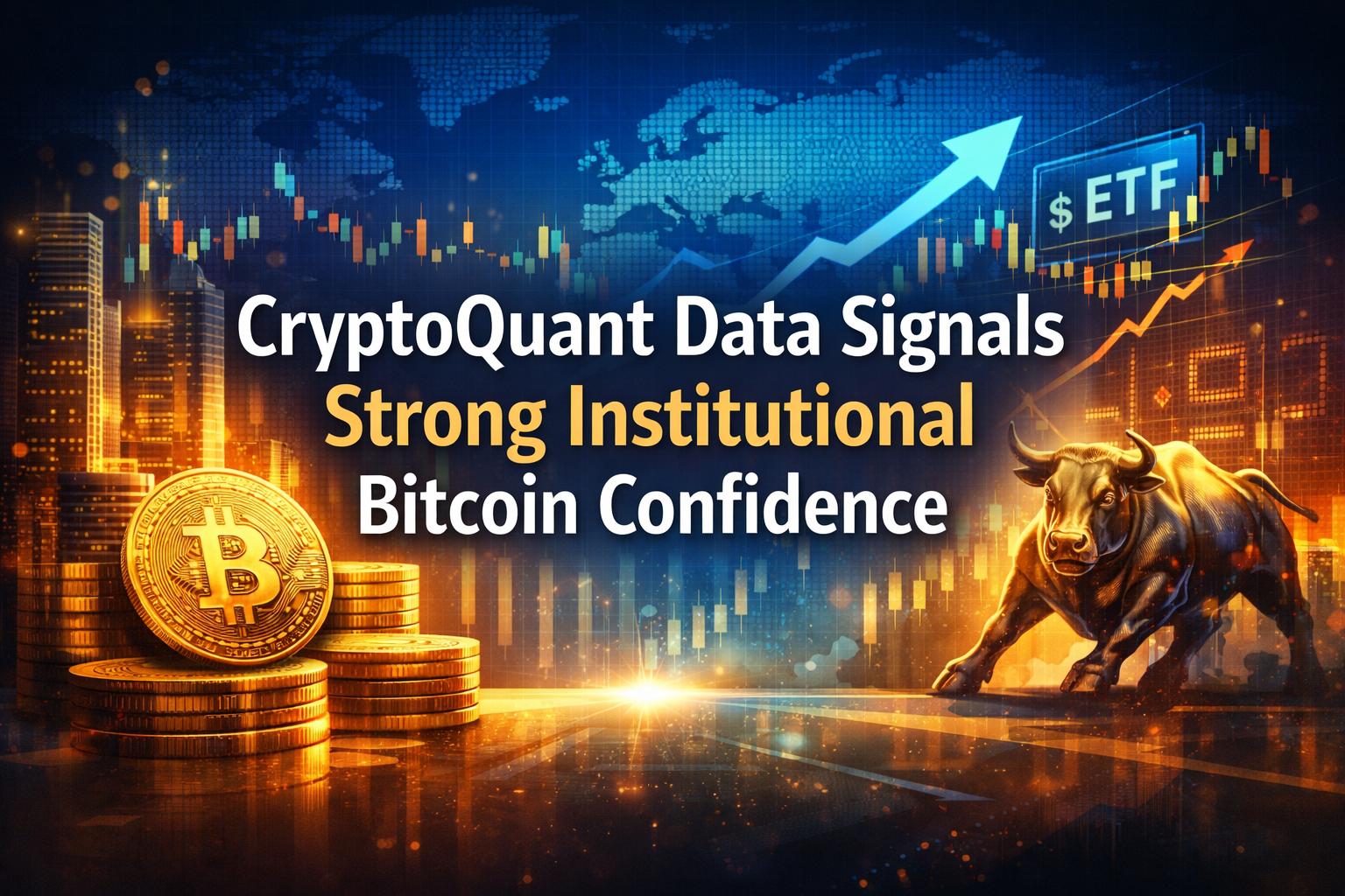 CryptoQuant Data Signals Strong Institutional Bitcoin Confidence