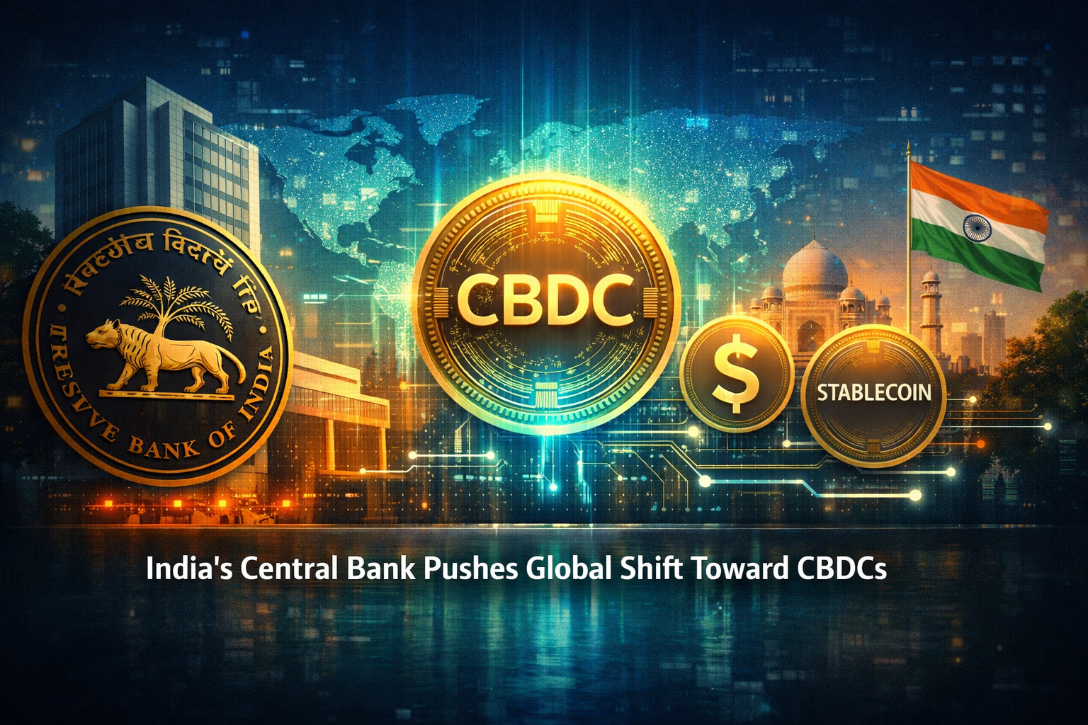 India’s Central Bank Pushes Global Shift Toward CBDCs