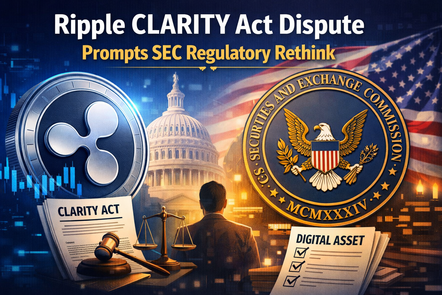 Ripple CLARITY Act Dispute Prompts SEC Regulatory Rethink