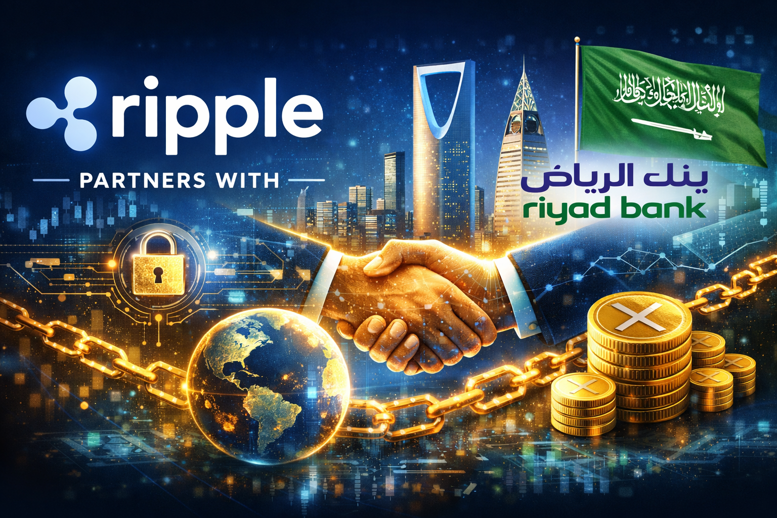 Ripple Partners With Saudi Bank Unit to Enhance Blockchain Custody 