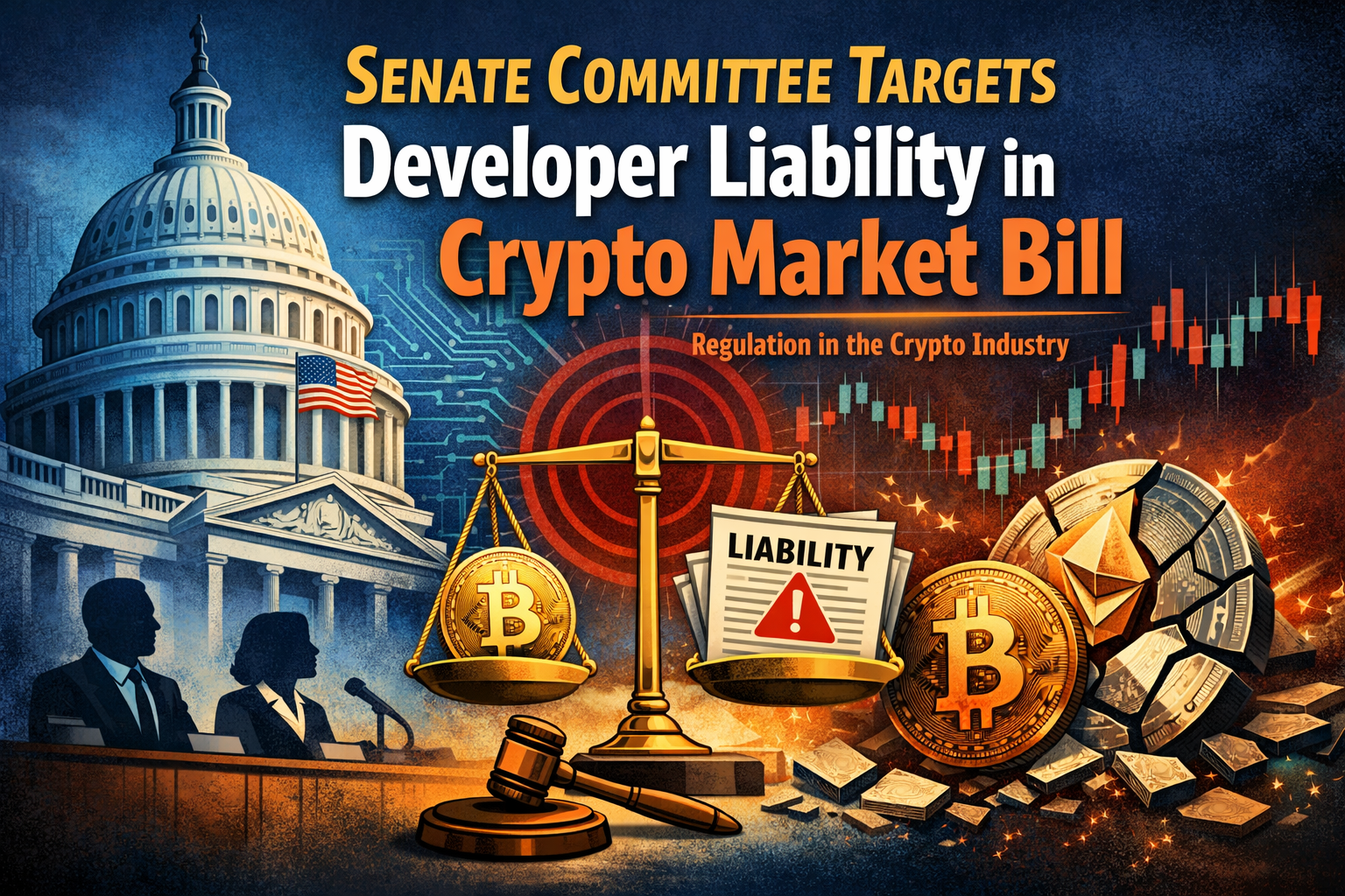 Senate Committee Targets Developer Liability in Crypto Market Bill