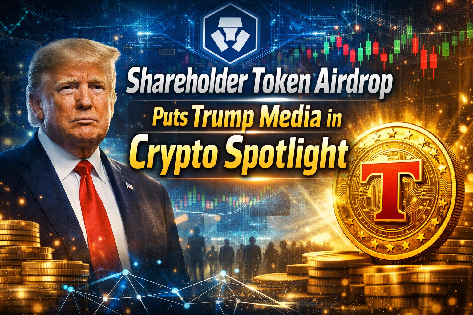 Shareholder Token Airdrop Puts Trump Media in Crypto Spotlight