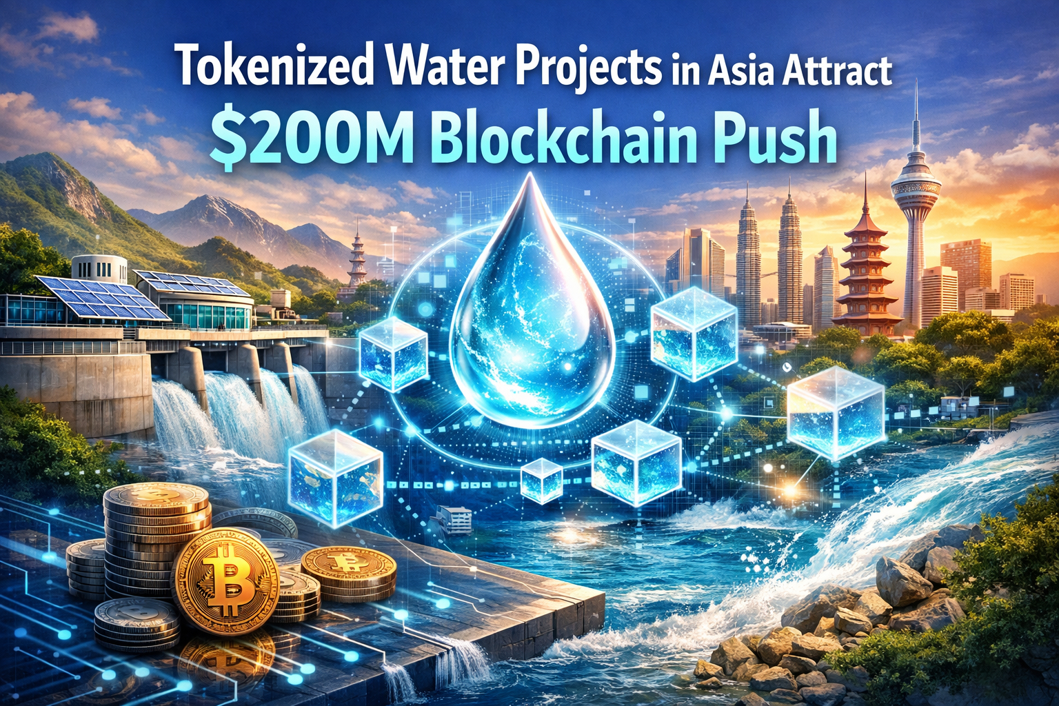 Tokenized Water Projects in Asia Attract $200M Blockchain Push