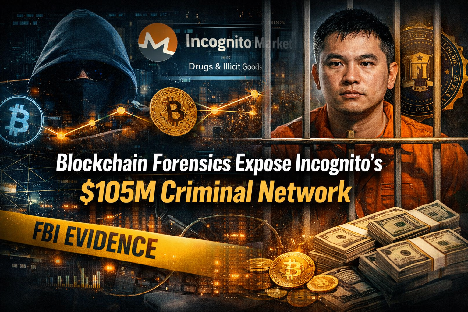 Blockchain Forensics Expose Incognito’s $105M Criminal Network