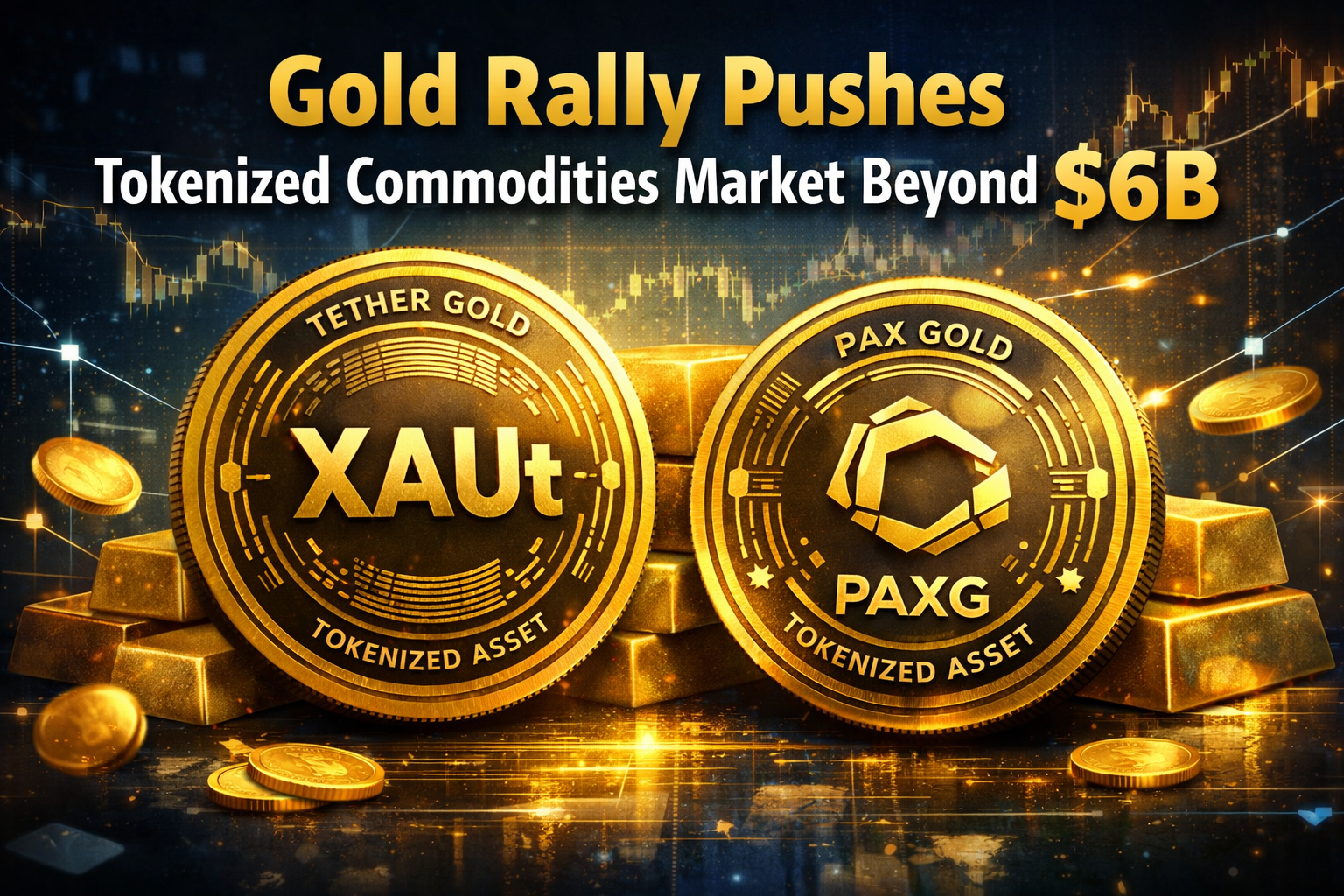 Gold Rally Pushes Tokenized Commodities Market Beyond $6B