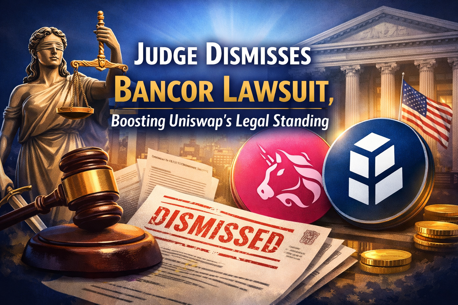 Judge Dismisses Bancor Lawsuit, Boosting Uniswap’s Legal Standing