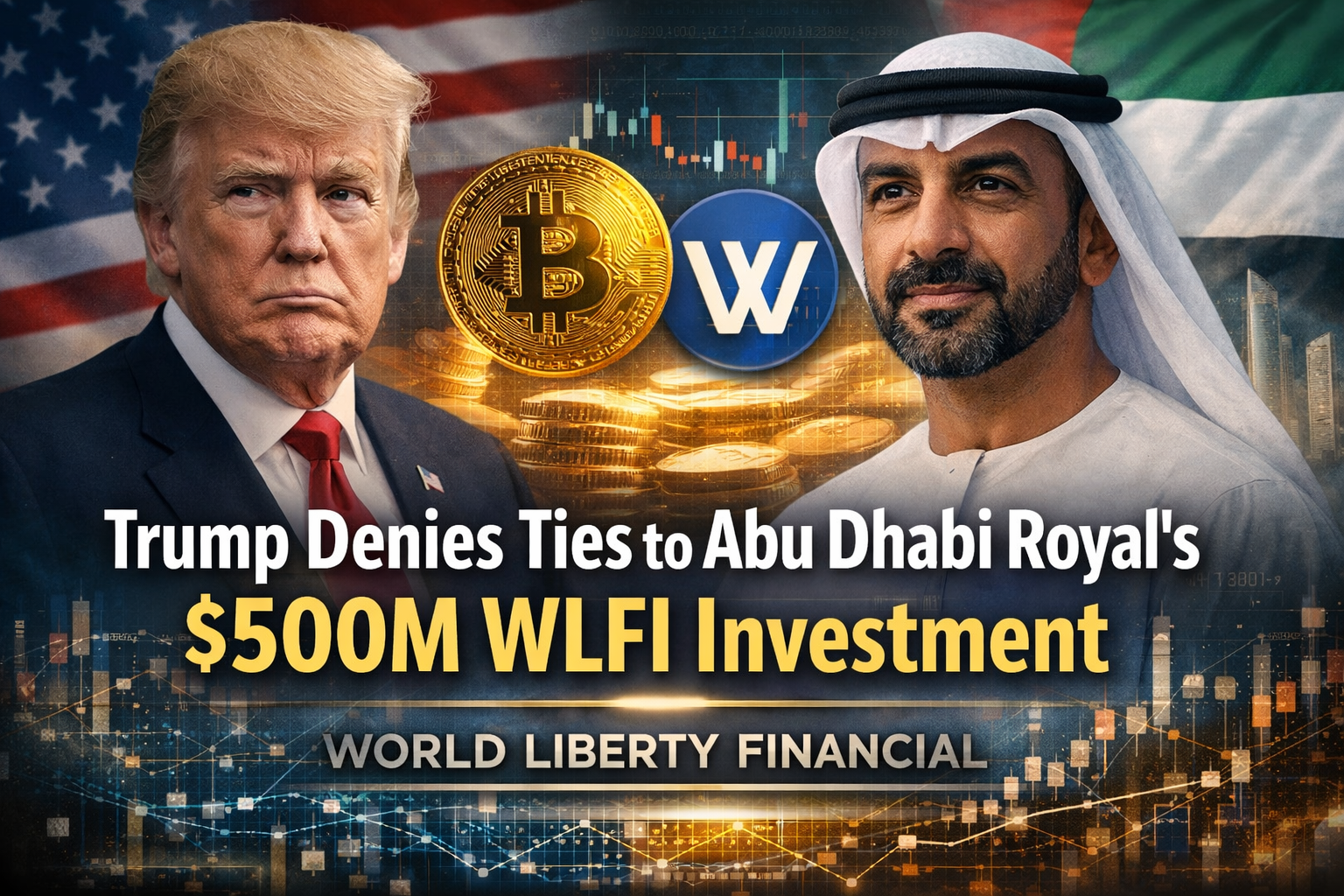 Trump Denies Ties to Abu Dhabi Royal’s $500M WLFI Investment